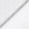 Cotton Batiste Broderie Anglaise flower tendrils – white,  thumbnail number 4