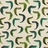 French Terry cheeky crocodile Digital Print – anemone,  thumbnail number 1