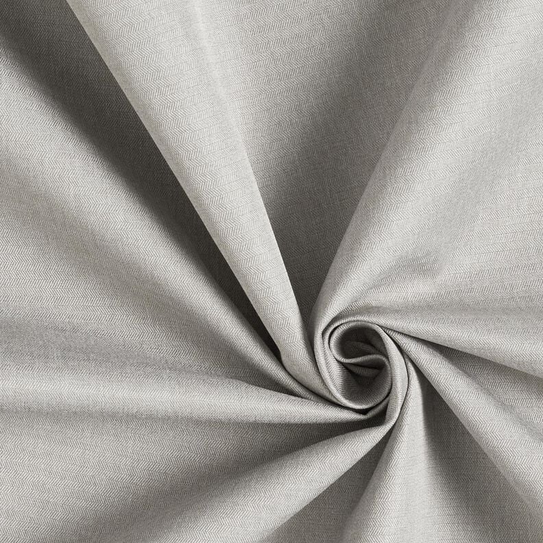 Blackout Fabric Blackout fine herringbone – silk grey,  image number 1