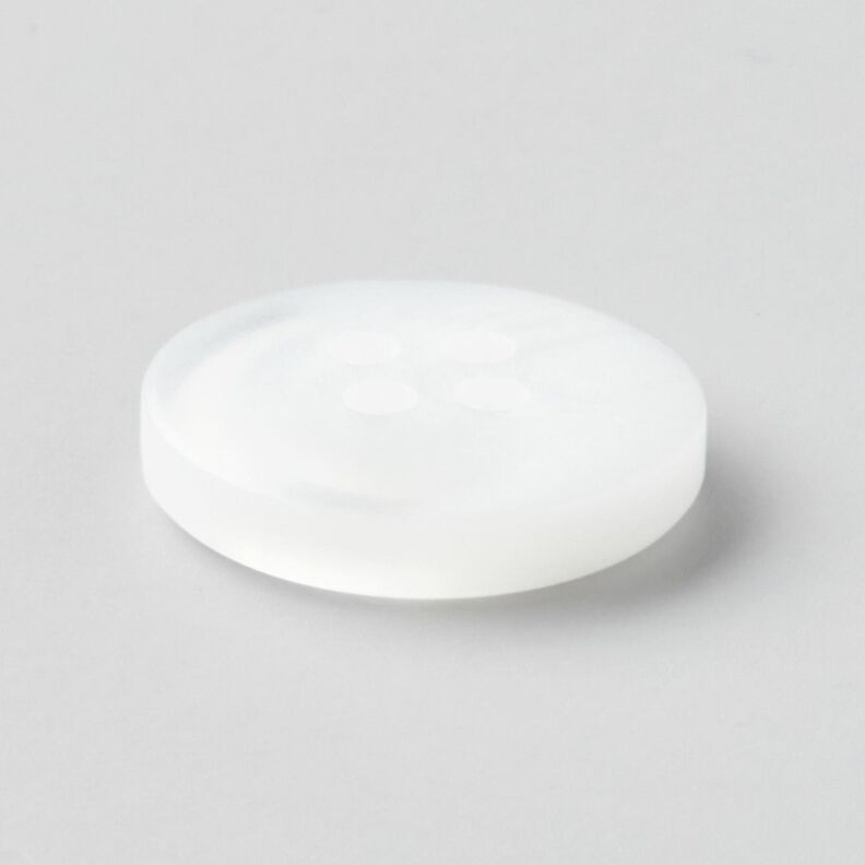 4-hole button round [Ø 15 mm] – white,  image number 3