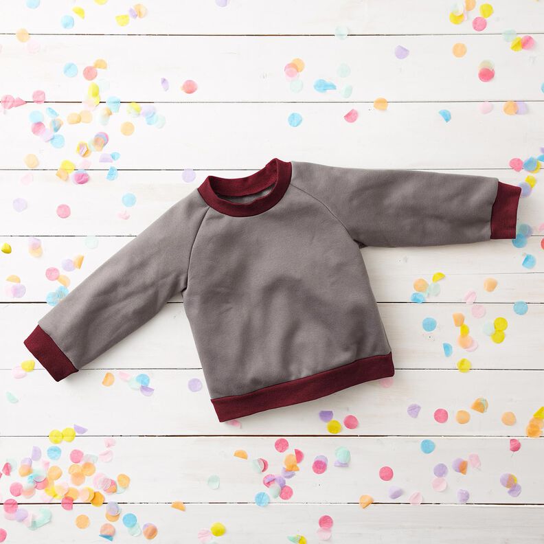 2x2 Ribbing Plain – burgundy,  image number 7