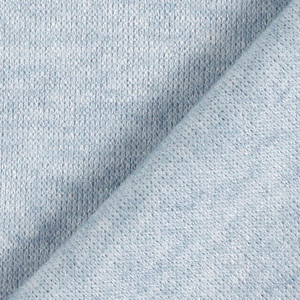 Knit Fabric Viscose Blend Mottled – baby blue,  image number 3