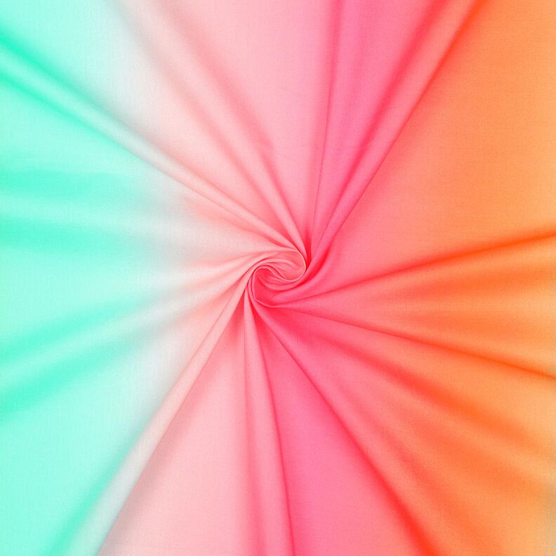 Batiste Rainbow gradient | Poppy Fabrics – pink/white,  image number 3