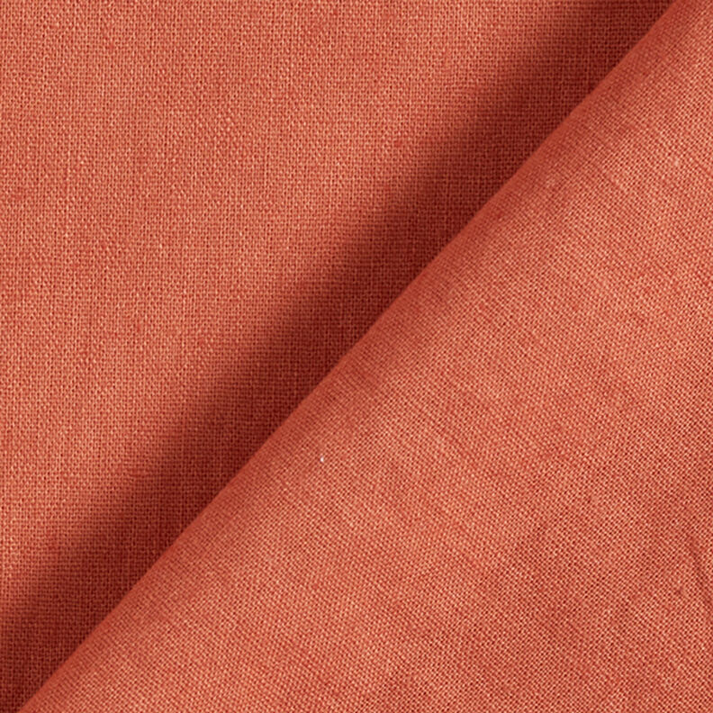 Linen Cotton Blend Plain – copper,  image number 3