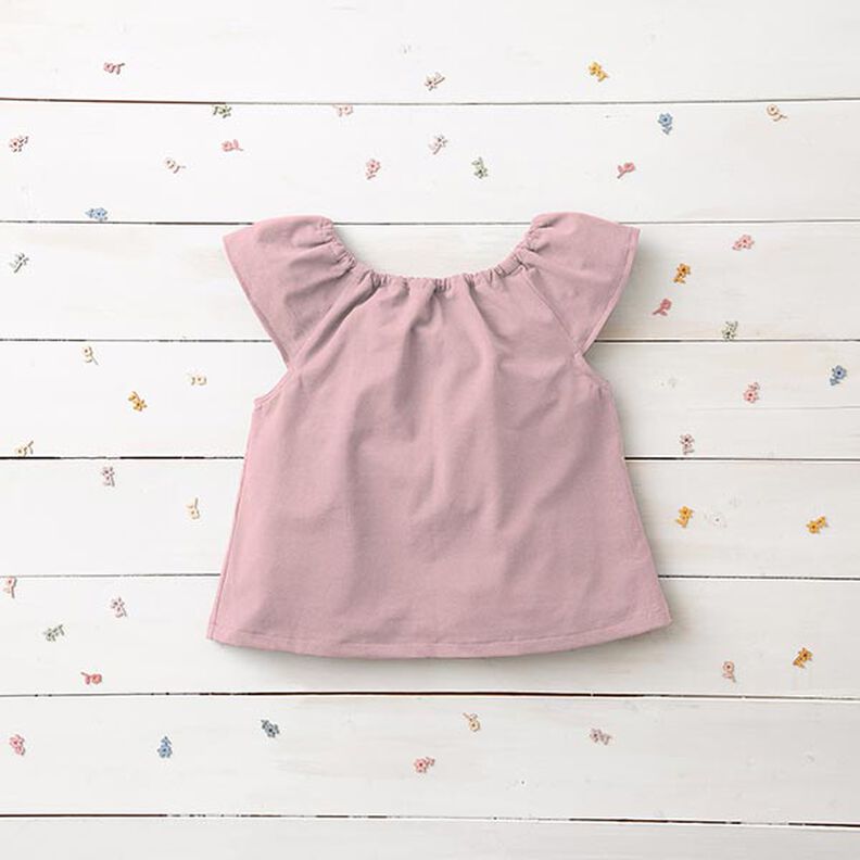 Medium Cotton Jersey Plain – light dusky pink,  image number 7