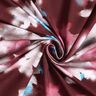 Cotton Jersey blurred flowers digital print – merlot/blue,  thumbnail number 3