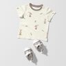 GOTS Cotton Jersey cute bunny Digital Print – ivory,  thumbnail number 6