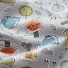 Cotton Cretonne Animals on Safari – silver grey,  thumbnail number 2