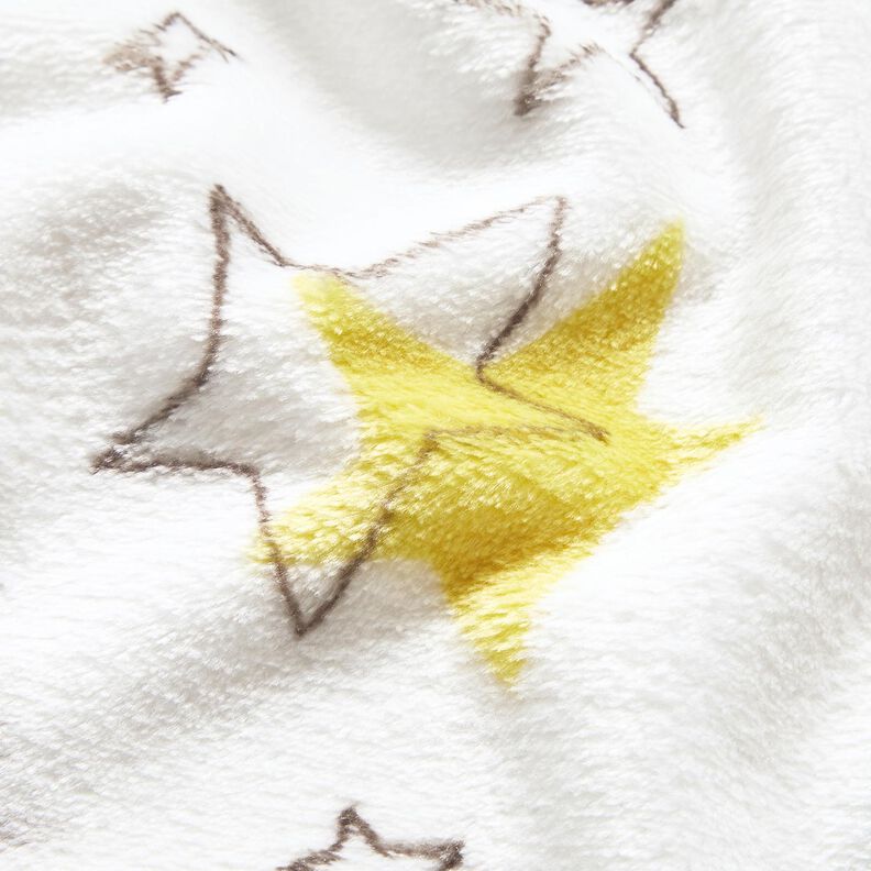 Cosy Fleece colourful stars – ivory/sunglow, image number 5