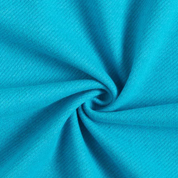 plain wool blend coat fabric – turquoise,  image number 1