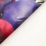 Decorative Panel Twill watercolour flowers – ivory/berry,  thumbnail number 4