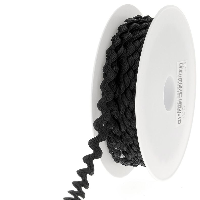 Serrated braid [12 mm] – black,  image number 3
