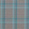 Viscose mix Prince of Wales check – turquoise/black,  thumbnail number 1