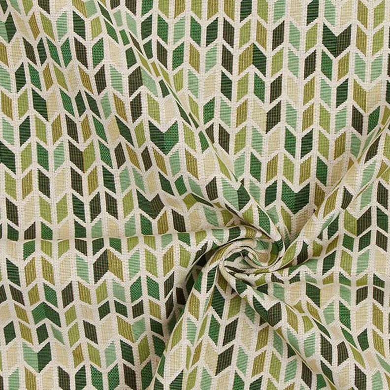 Jacquard Tapestry Zigzag – green,  image number 3