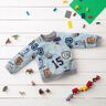 Alpine Fleece Collage jacket – light blue/grey,  thumbnail number 5