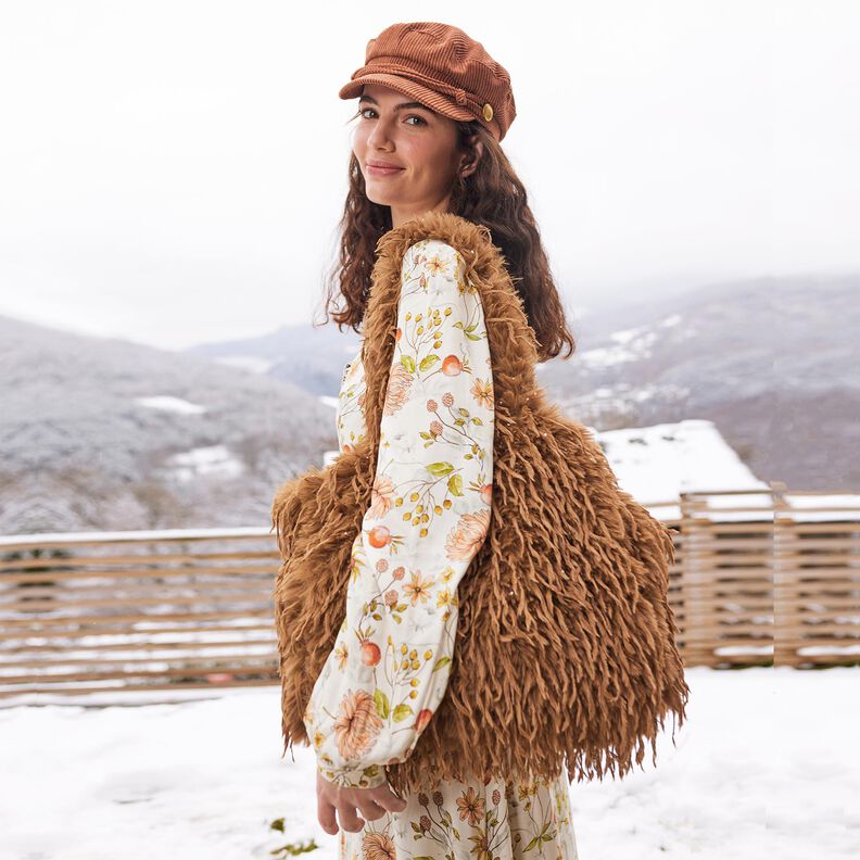 Faux Fur Plain springs | Katia Fabrics – mocca,  image number 6