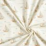 Cotton Jersey Sailboats and fish Digital Print – offwhite,  thumbnail number 3