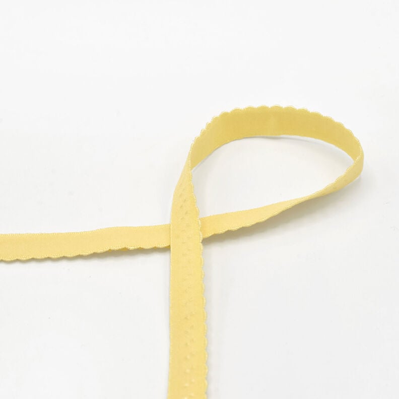 Elastic Edging Lace [20 mm] – yellow,  image number 1