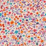 Cotton Poplin colourful flowers – light beige/lavender,  thumbnail number 1