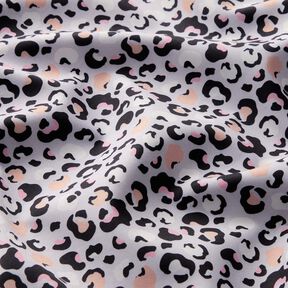 Softshell Leopard print – misty grey, 