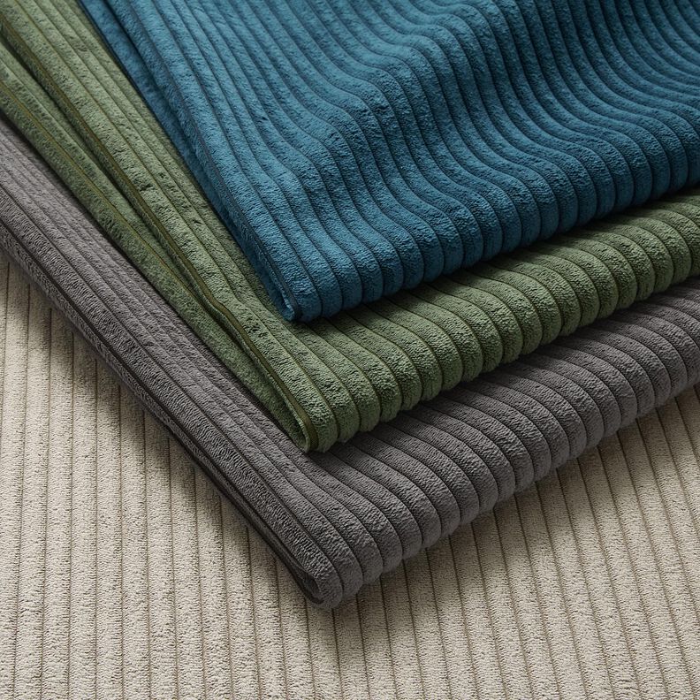Upholstery Fabric soft corduroy – midnight blue, image number 5