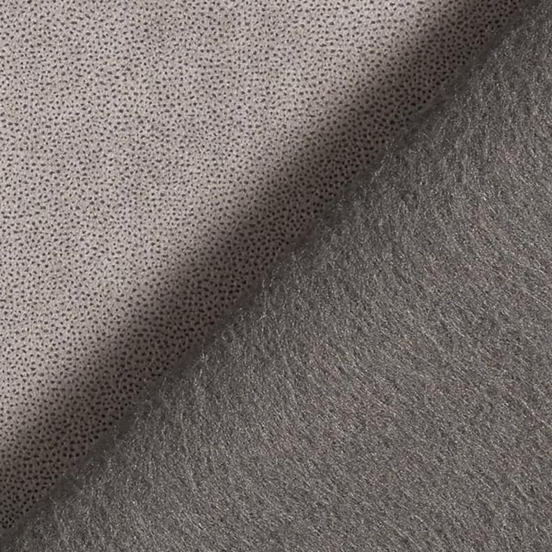 Upholstery Fabric Leather-Look Ultra-Microfibre – dark grey,  image number 6
