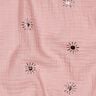 Double Gauze/Muslin Sun Foil Print | Poppy Fabrics – light dusky pink/pastel violet,  thumbnail number 2