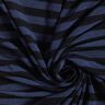 Jersey viscose silk blend stripes – navy blue/black,  thumbnail number 3