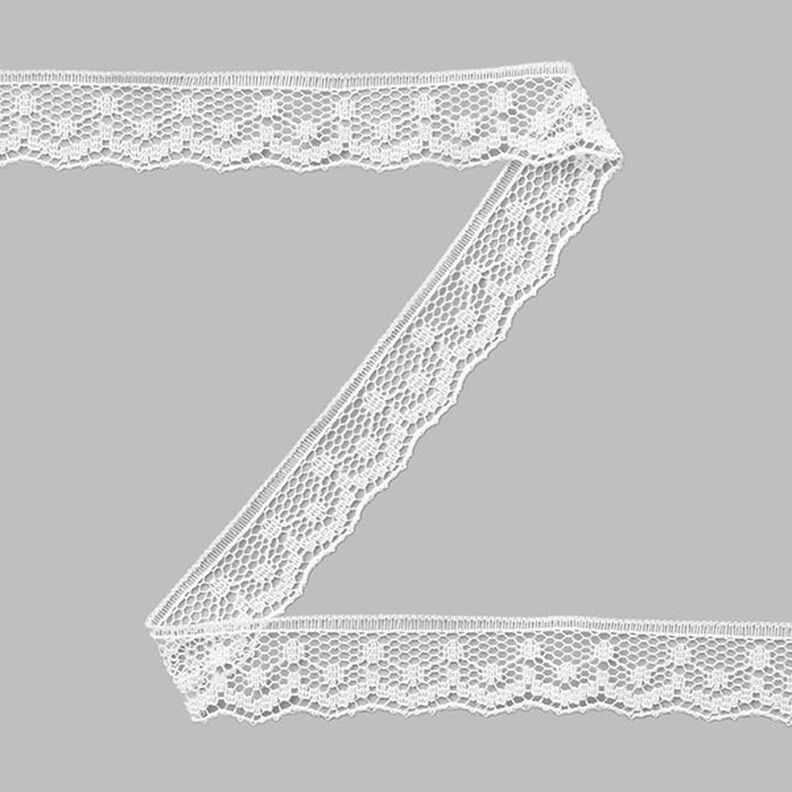 Raschel Lace [13 mm] - white,  image number 1