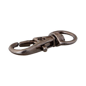 Carabiner Hook – antique silver metallic, 