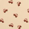French Terry large retro cars &ndash; cream,  thumbnail number 1