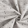 Decor Fabric Half Panama minimalist arches – white/grey,  thumbnail number 3