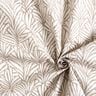 Coated Cotton abstract palm fronds &ndash; taupe/ivory,  thumbnail number 3