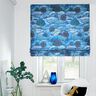 Winter Landscape Digital Print Half Panama Decor Fabric – light blue/midnight blue,  thumbnail number 5