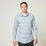 Stripes cotton viscose blend – silver blue,  thumbnail number 5