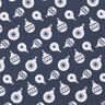 Christmas Tree Baubles Cotton Jersey – midnight blue,  thumbnail number 1
