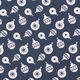 Christmas Tree Baubles Cotton Jersey – midnight blue,  thumbnail number 1