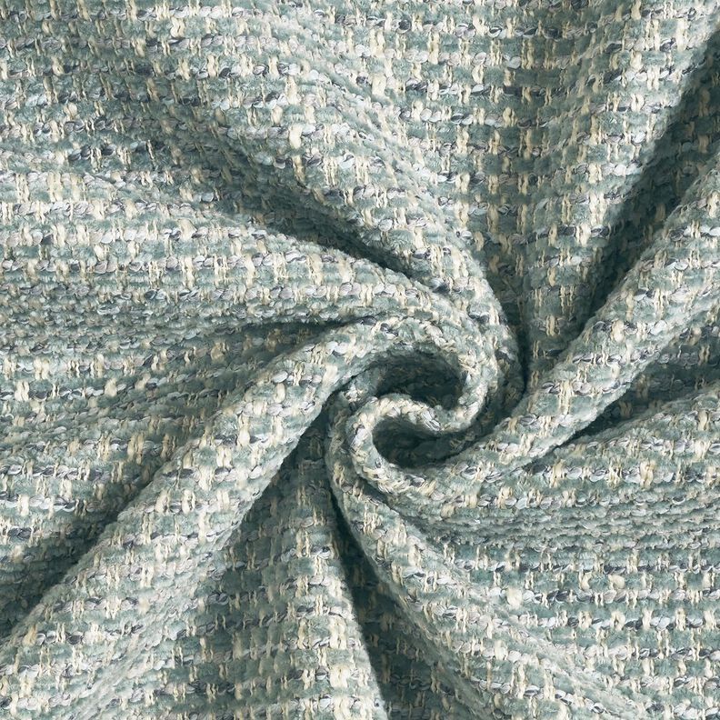 Upholstery Fabric colourful bouclé look – reed/cream,  image number 1