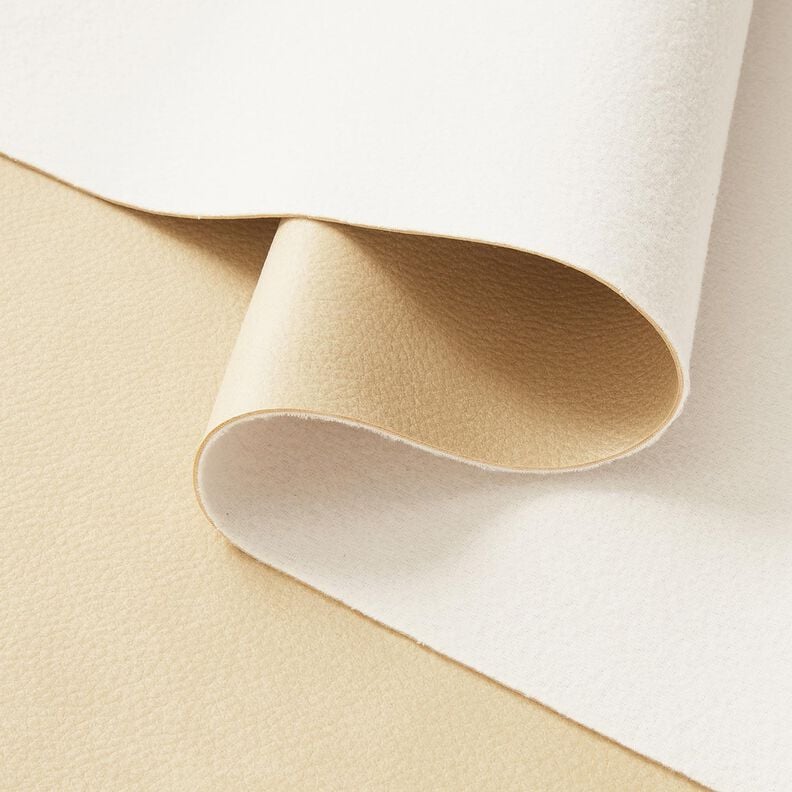 Upholstery Fabric Imitation Leather Embossed – cashew,  image number 4