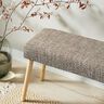 Upholstery Fabric colourful bouclé look – dark taupe/light beige,  thumbnail number 5