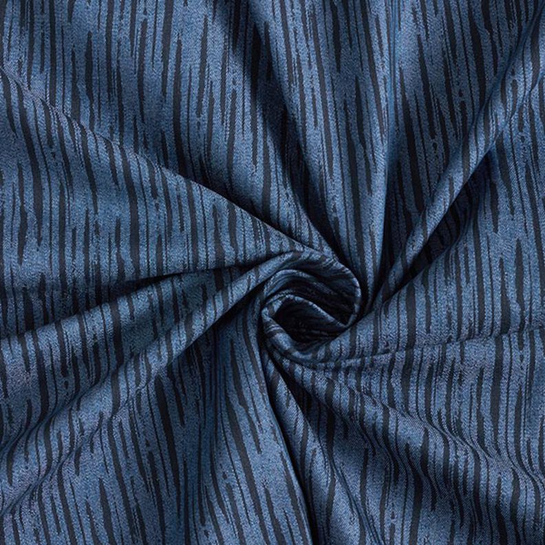 Broken Stripes Stretch Denim – denim blue,  image number 3