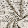 Knitted bouclé ikat pattern – grey/white,  thumbnail number 3