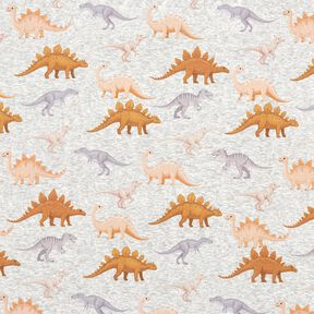 Alpine Fleece Dinosaurs – natural/caramel, 