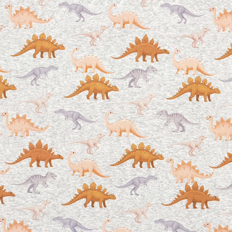 Alpine Fleece Dinosaurs – natural/caramel,  image number 1
