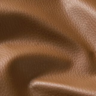 Stretchy Soft Faux Leather Fabric Material - BROWN