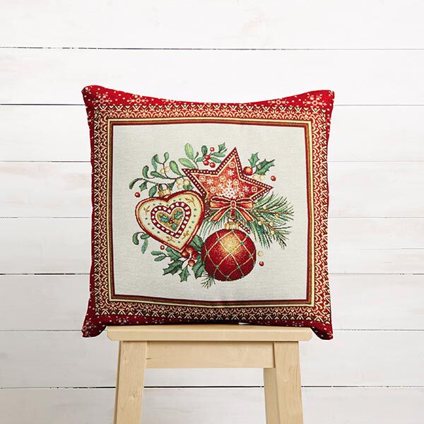 Decorative Panel Tapestry Fabric Christmas Decorations – carmine, image number 5