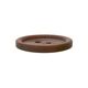 Basic 2-Hole Plastic Button - brown,  thumbnail number 2