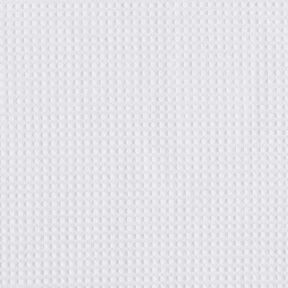Towelling Fabric/Waffle Piqué Plain – white, 