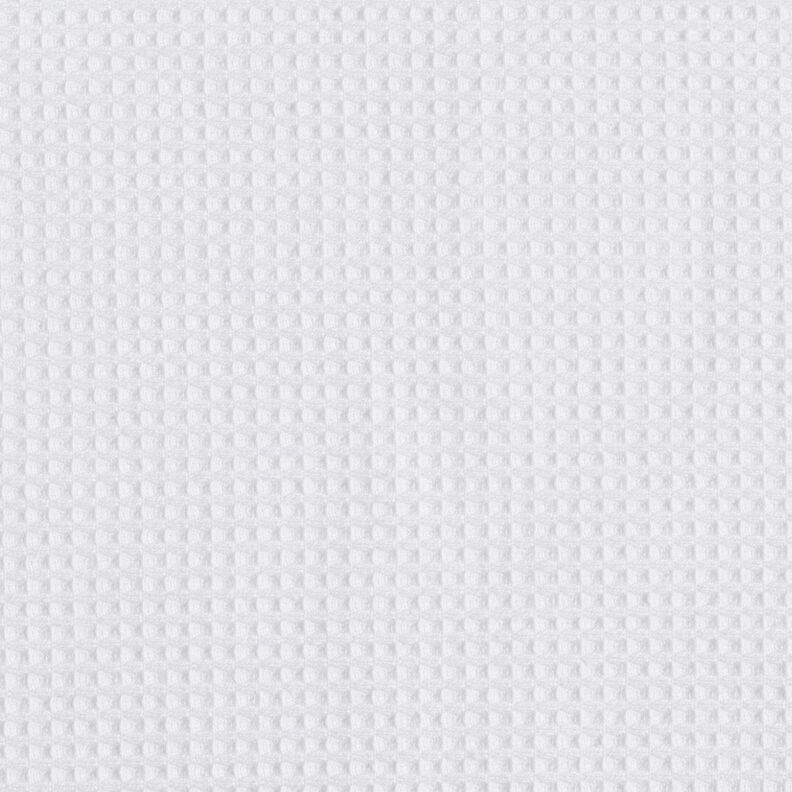 Towelling Fabric/Waffle Piqué Plain – white, image number 1