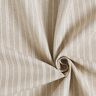 Decor Fabric Half Panama fine stripes – natural/white,  thumbnail number 3